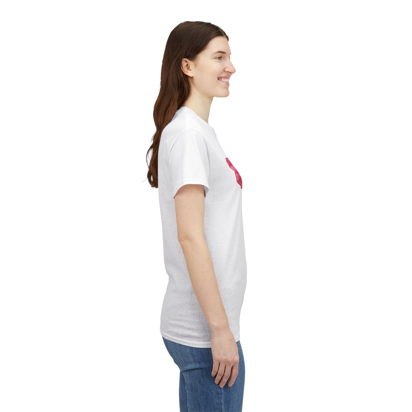 Floral Design Unisex Heavy Cotton Tee | Summer Vibes, Casual Wear, Gift for Plant Lovers, Boho Chic, Relaxed Fit T-Shirt